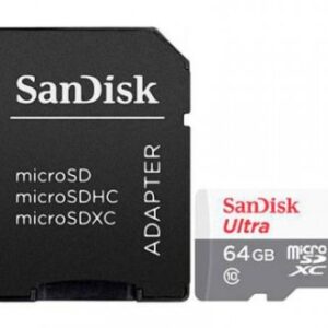 MICRO SD 64GB SANDISK ULTRA CLASE 10